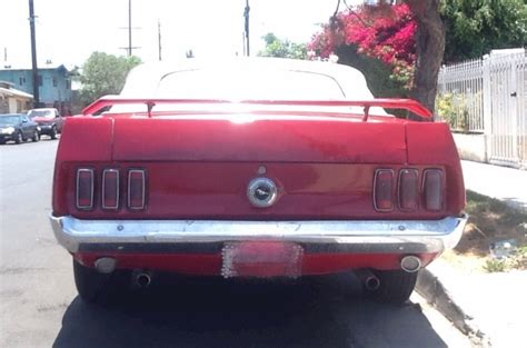 Red 1969 Ford Mustang Convertible - MustangAttitude.com Photo Detail