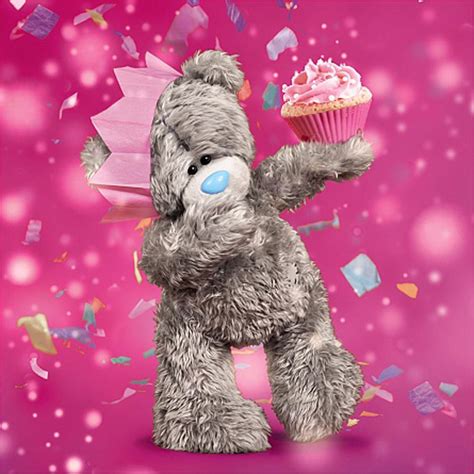 3D Holographic With Cupcake Me To You Bear Birthday Card (A93VZ099 ...