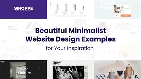 Modern Minimalist Website Design Web Minimal Modern Landing Templates ...