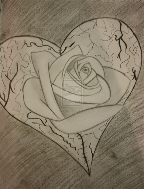 Broken Heart Drawing at GetDrawings | Free download