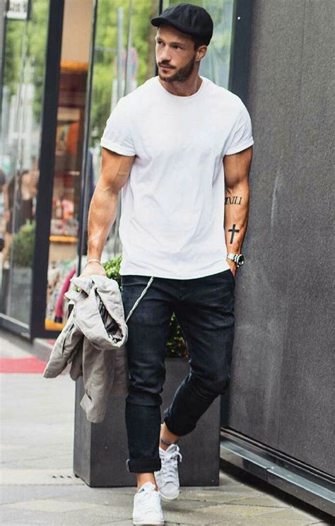 5 Coolest White T-shirt Outfit Ideas For Men | Summer outfits men, Mens ...