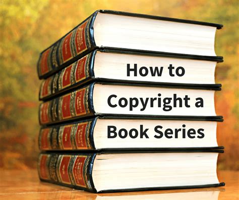 How to Copyright a Series of Books | Creative Law Center