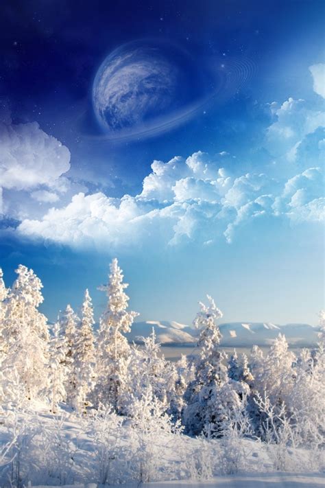 Winter Wonderland Wallpaper iPhone - WallpaperSafari