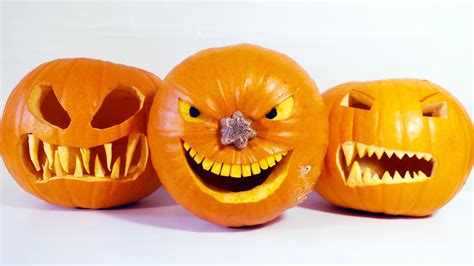 How to Carve Halloween Pumpkins - YouTube