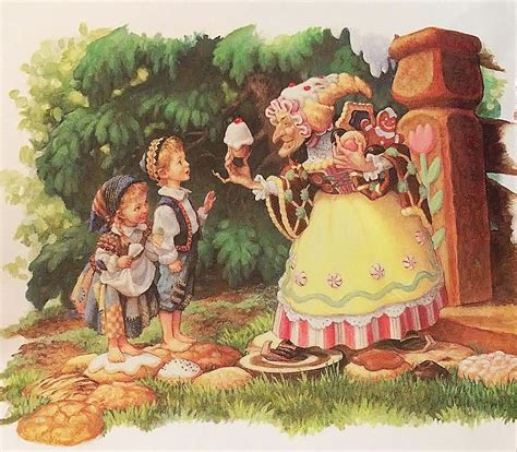 Hansel and Gretel and witch | Fairytale art, Fairytale illustration ...