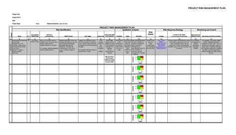 50 Poweful Risk Analysis Template Free - RedlineSP