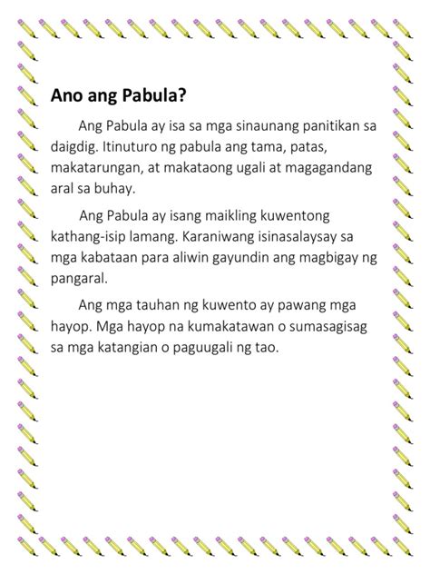 Katangian Ng Tao At Hayop Sa Pabula - Mobile Legends