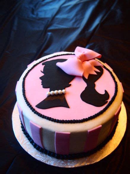 Barbie Silhouette Cake for My daughter | Silhouette cake, Barbie cake, Cake