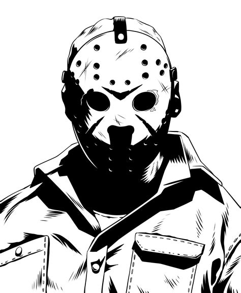 Inktober Friday the 13th: Jason Voorhees! #movies #film #cinema #horror ...