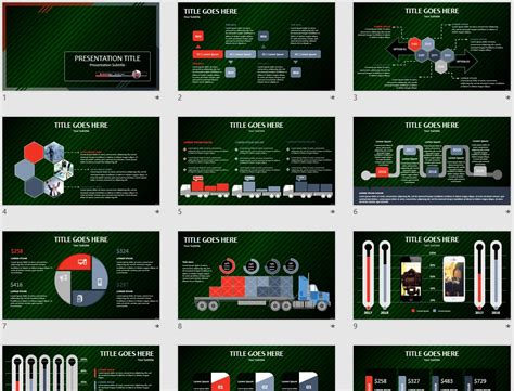 Green Abstract PowerPoint #166246