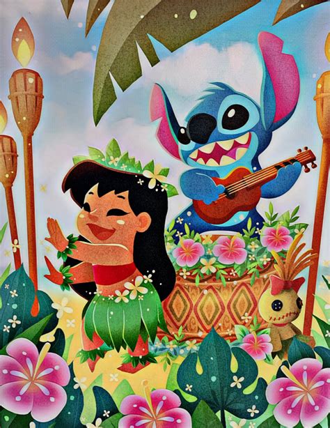 Lilo and Stitch Hula Dance by Yingcartoonman on DeviantArt