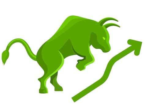 Bull market, bull ou bullish run, tendência de mercado em ações. troca ...