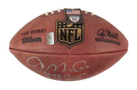 Lot Detail - Joe Montana Signed Football With Multiple Inscriptions