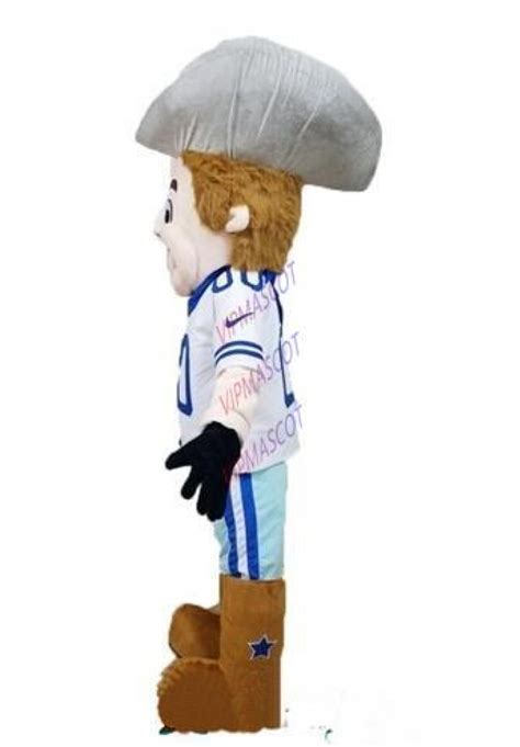 Character Cosplay Dallas Cowboy Rowdy Mascot Costume Halloween Purim ...