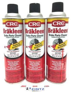 CRC Brakleen 05050 Brake Parts Cleaner/Degreaser, PowerJet Spray (3 ...