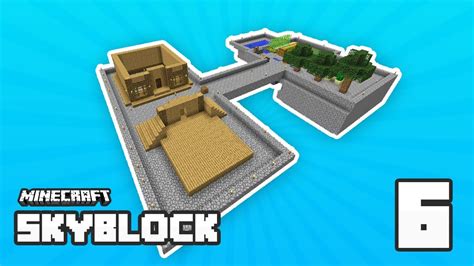 SKYBLOCK #6 - BUILDING A HOME w/ImaFlyNMidget (Minecraft SkyBlock ...