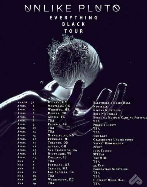 Unlike Pluto Announces The 'Everything Black Tour'! | EDM Identity