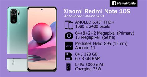 Xiaomi Redmi Note 10S Price In Malaysia RM899 & Full Specs - MesraMobile