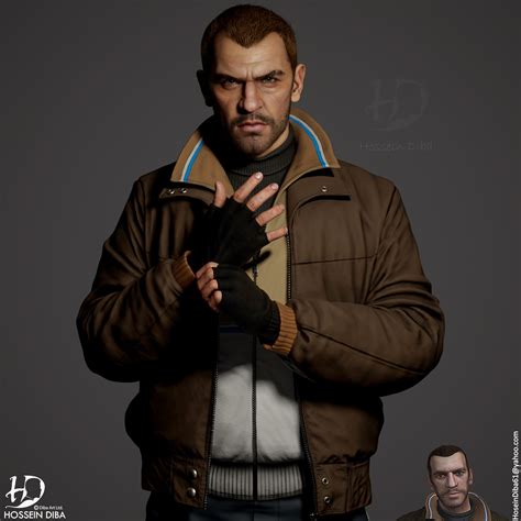 ArtStation - 3D Model of Niko Bellic (Real Time)