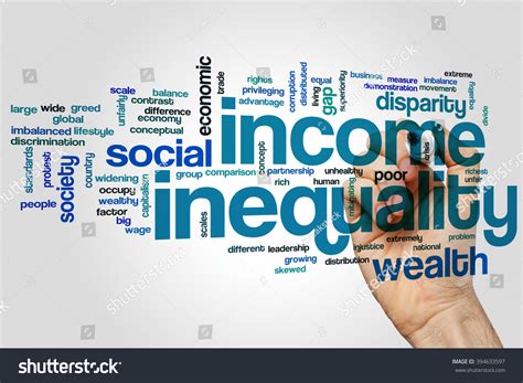 Income Inequality Word Cloud Concept Stock Photo 394633597 | Shutterstock