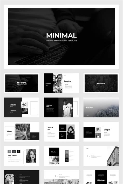 Black And White Powerpoint Templates