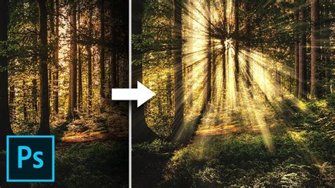 Create Light Rays in 3 Simple Steps with Photoshop - Photoshop Trend