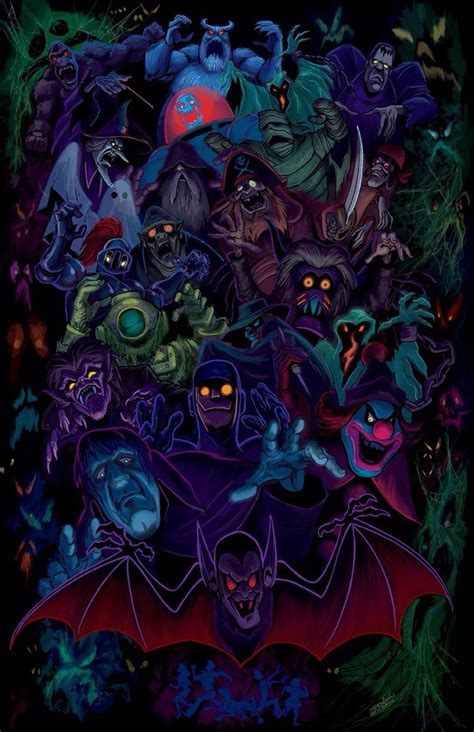 Welcome To The CREEPSHOW — ‘Scooby Doo’ Villains by Jeff Zornow