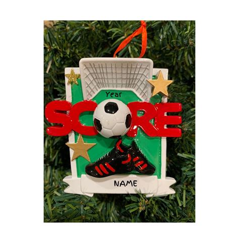 Personalized Soccer Ornament-soccer Playing-soccer Goal-soccer Team ...