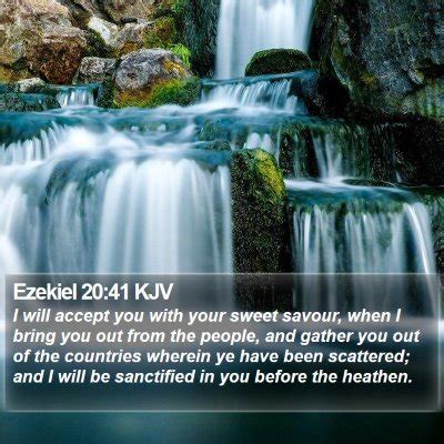 Ezekiel 20 Scripture Images - Ezekiel Chapter 20 KJV Bible Verse Pictures