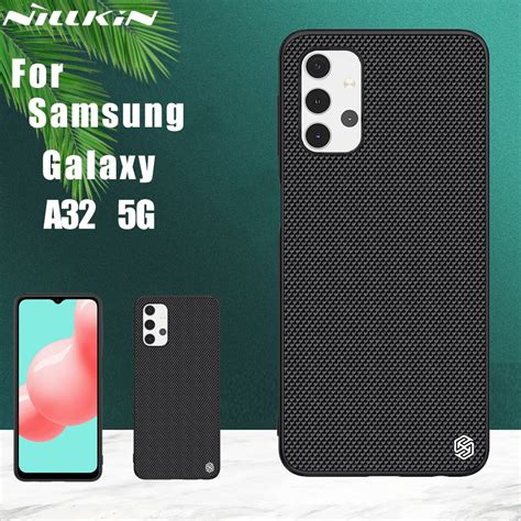 Case For Samsung Galaxy A32 5G Case Back Cover Textured Protective Nyl ...