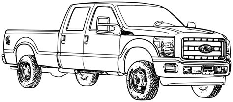 Pickup #144318 (Transportation) – Free Printable Coloring Pages