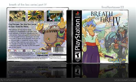 Breath of Fire IV PlayStation Box Art Cover by finalfantaseer22