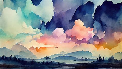 Abstract watercolor background - Wallpaper