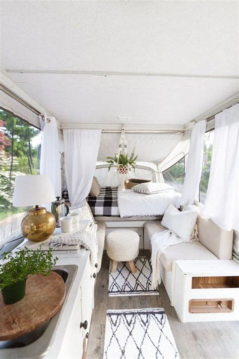 16 Best Pop Up Camper Makeover Ideas On A Budget | Vintage camper ...