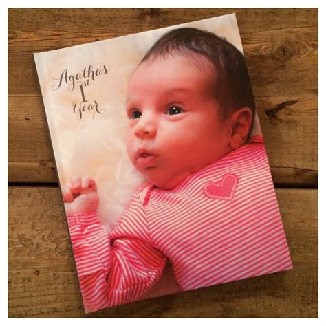 Agatha's First Year Baby Book | Brooklyn Limestone