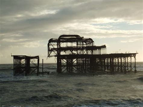 The derelict West Pier, Brighton | Brighton, Derelict, Pier