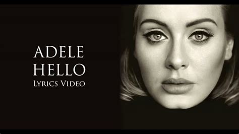 "Hello" Adele Lyrics - SongLyricsOf