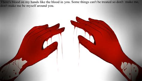 Blood on my hands by Zorocat on DeviantArt