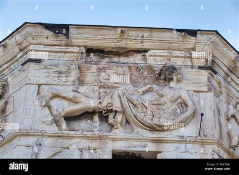 Tower of Winds, Aerides (50 BC), Roman Agora, Athens, Greece Stock ...