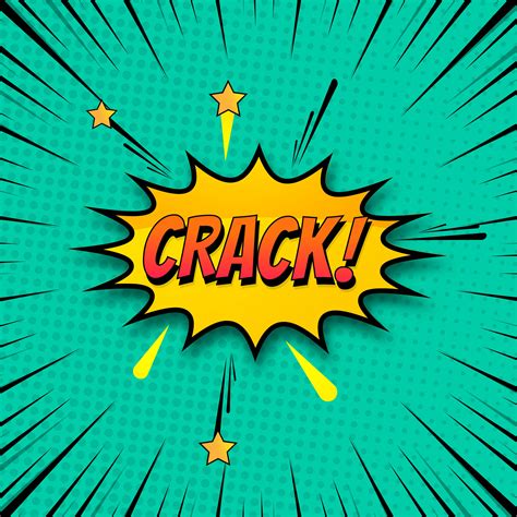 Background of crack in comic style pop art colorful vector 246368 ...