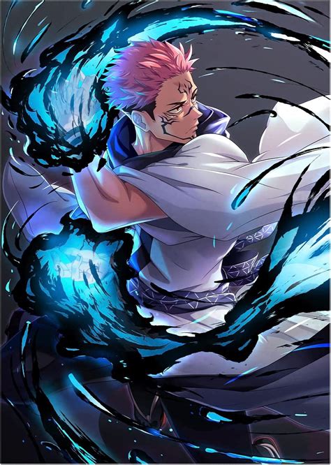 Generisch Jujutsu Kaisen Anime Poster Ryomen Sukuna Cursed Spirit | A3 ...