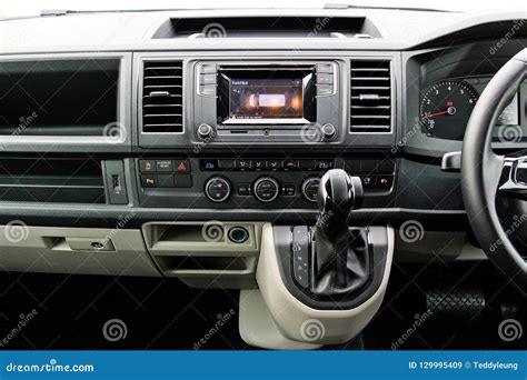 Volkswagen Transporter T6 2018 Interior Editorial Stock Image - Image ...