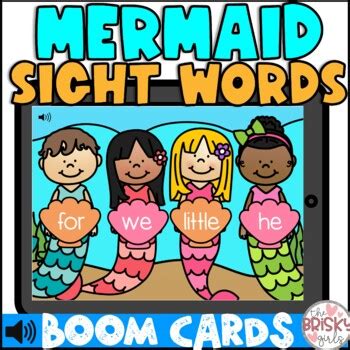 Sight Word Boom Cards by The Brisky Girls | TPT