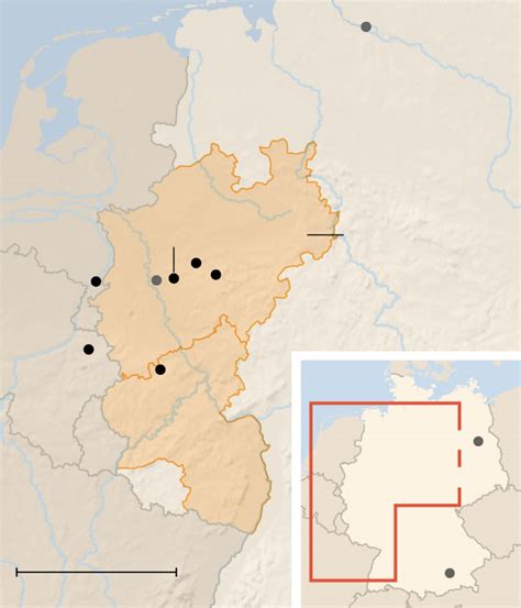 2916 Floods In Germany Map - Map