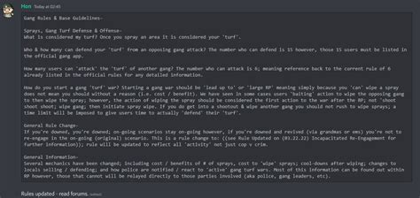 Gang Rules & Base Guidelines - Update from Discord : r/RPClipsGTA