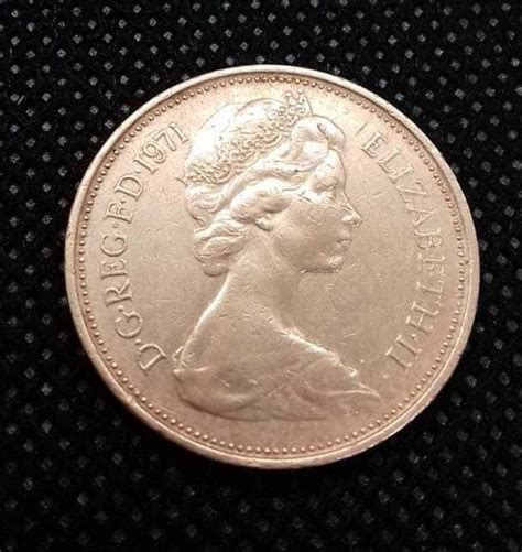 2P New Pence Rare Coin Elizabeth II UK British Minted 1971 Collectable ...