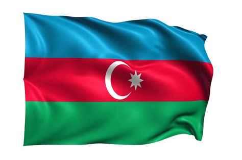 Azerbaijan Waving flag Realistic Transparent Background 15309639 PNG