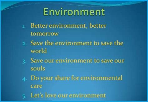 30+ Catchy Famous Slogans on Environment for Students