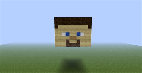 Steve Head Minecraft Pixel Art