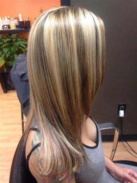 Chunky blonde highlights | Brown blonde hair, Chunky blonde highlights ...